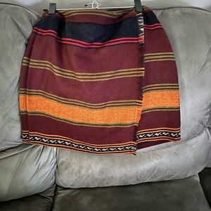 LOFT woven skirt